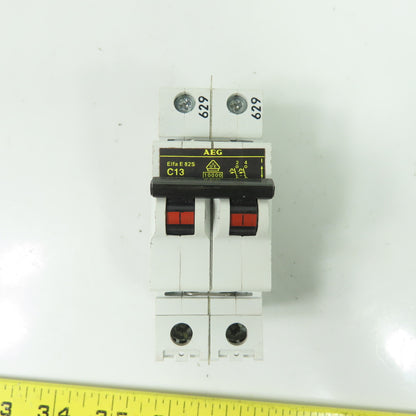 AEG Elfa E 82S C13 2-Pole Miniature Circuit Breaker 13A 277/480V