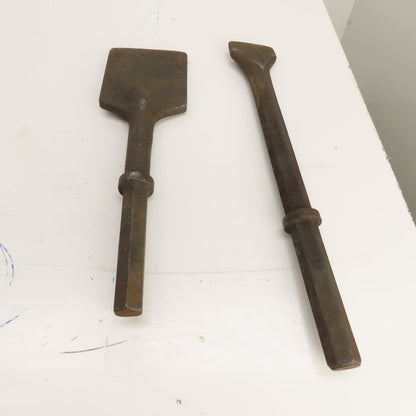 Le Roi Model 31 Pneumatic Chipping Hammer with (3) Chisel Attachments