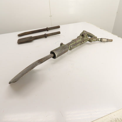 Le Roi Model 31 Pneumatic Chipping Hammer with (3) Chisel Attachments