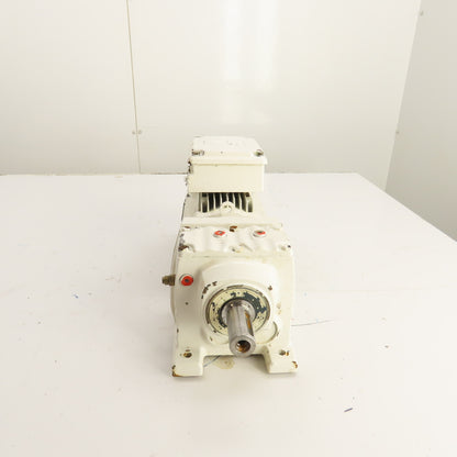 SEW-EURODRIVE R37 DT80K4/II3D 0.55kW Gear Motor 230/400V 3Ph 35RPM 39.17:1 Ratio