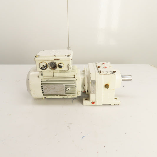 SEW-EURODRIVE R37 DT80K4/II3D 0.55kW Gear Motor 230/400V 3Ph 35RPM 39.17:1 Ratio