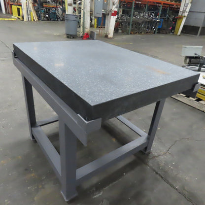 Black Granite Surface Inspection Plate 48" x 36" x 4"