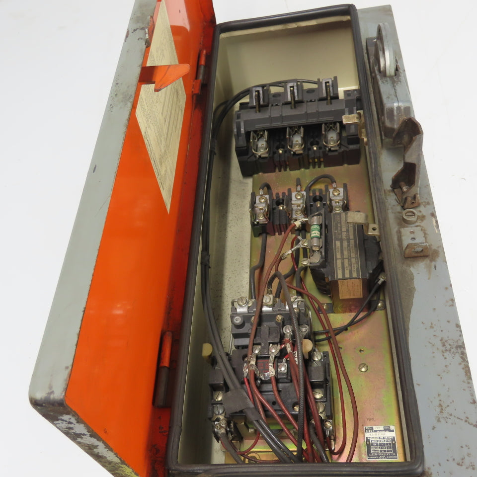 Allen-Bradley 712-BJB242 Size 1 Combination Motor Starter Enclosure 600V