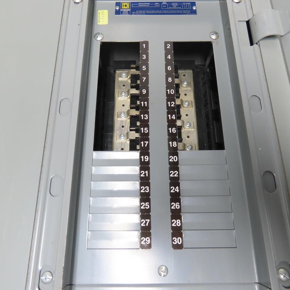 Square D NQOD30L225 225A 240V 3Ph 30-Circuit NQOD Panelboard Enclosure