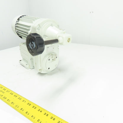 Lenze GST04-2KVBR071-32 Gear Motor 22:1 Ratio 0.37kw 230/480V 3Ph Tested