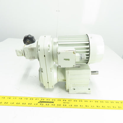 Lenze GST04-2KVBR071-32 Gear Motor 22:1 Ratio 0.37kw 230/480V 3Ph Tested