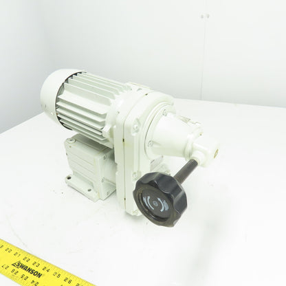 Lenze GST04-2KVBR071-32 Gear Motor 22:1 Ratio 0.37kw 230/480V 3Ph Tested