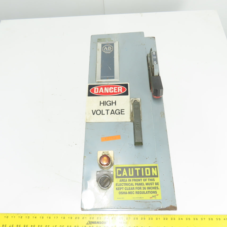 Allen-Bradley 512-BJB-24 Size 1 Combination Motor Starter Ser D 600V 10HP
