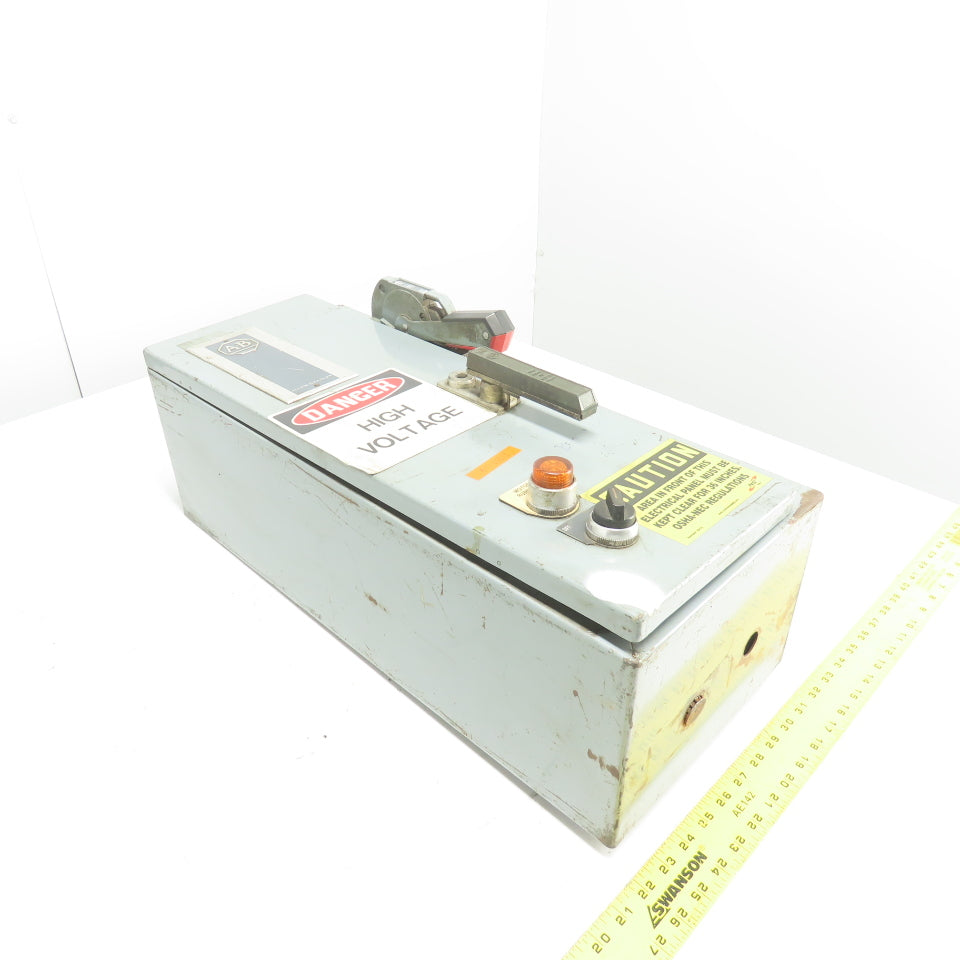 Allen-Bradley 512-BJB-24 Size 1 Combination Motor Starter Ser D 600V 10HP