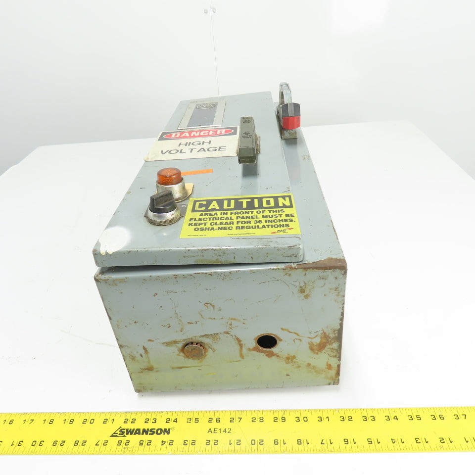 Allen-Bradley 512-BJB-24 Size 1 Combination Motor Starter Ser D 600V 10HP