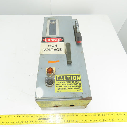 Allen-Bradley 512-BJB-24 Size 1 Combination Motor Starter Ser D 600V 10HP