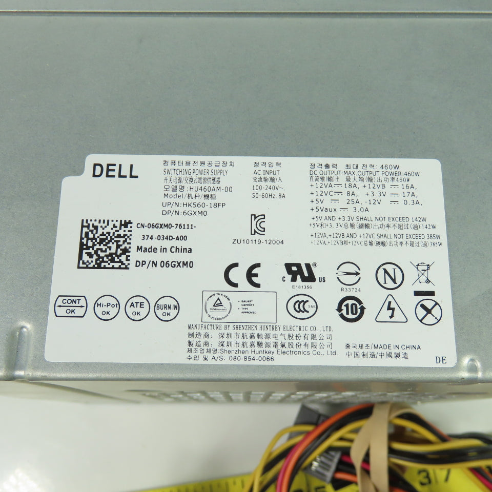 Dell 6GXM0 HU460AM-00 460W Switching Power Supply