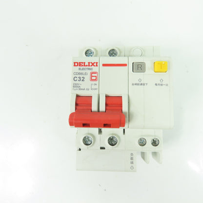 Delixi Electric CDB6LEi-C32 32A 230V 30mA RCBO Residual Current Circuit Breaker