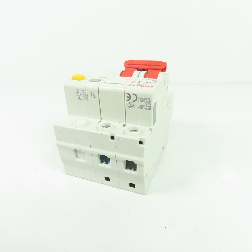 Delixi Electric CDB6LEi-C32 32A 230V 30mA RCBO Residual Current Circuit Breaker