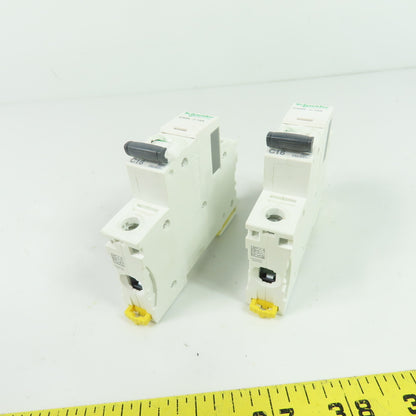 Schneider Electric iC65N C16A 1-Pole Circuit Breaker 16A Lot Of 2