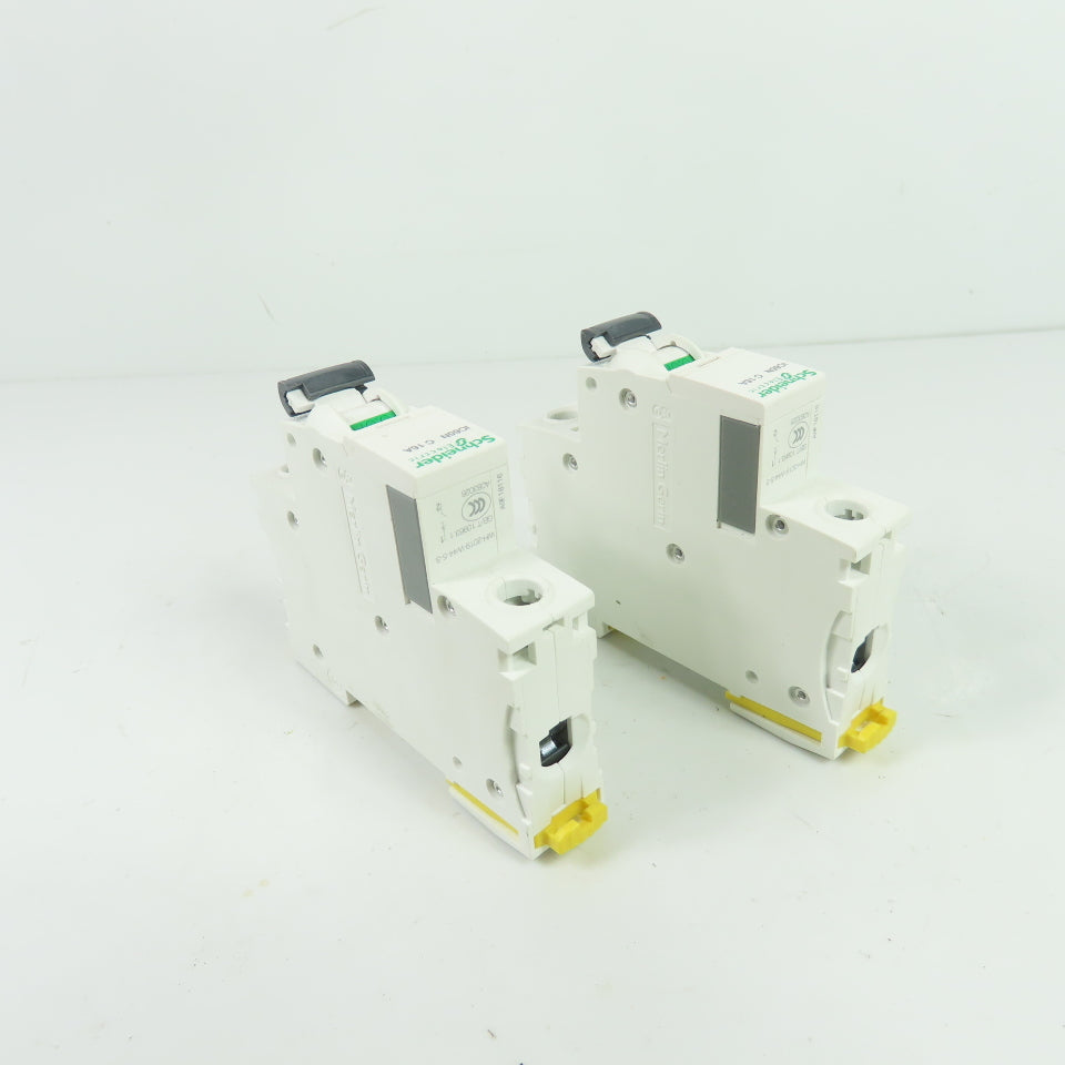 Schneider Electric iC65N C16A 1-Pole Circuit Breaker 16A Lot Of 2