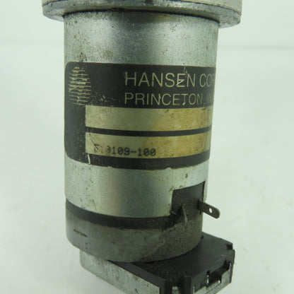 Hansen Corporation *10109-100 12V DC Gear Motor W/ CUI AMT102 Encoder 0.25"Shaft