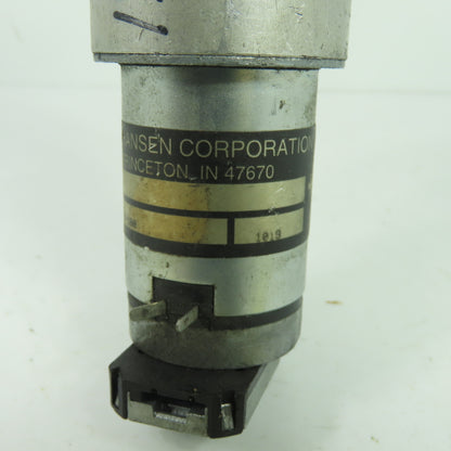 Hansen Corporation *10109-100 12V DC Gear Motor W/ CUI AMT102 Encoder 0.25"Shaft