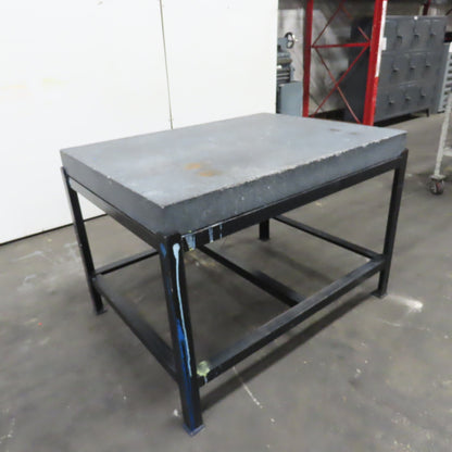 Black Granite Surface Inspection Plate 48" x 36" x 4"