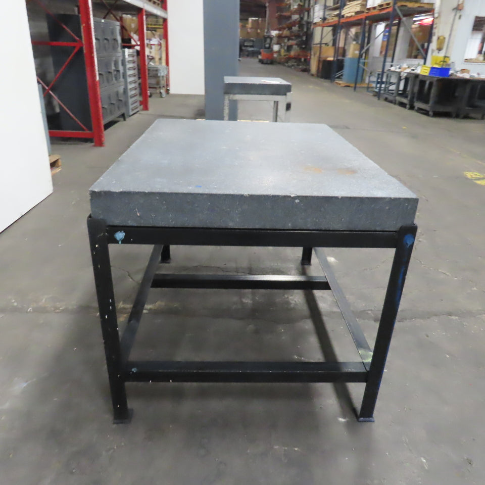 Black Granite Surface Inspection Plate 48" x 36" x 4"