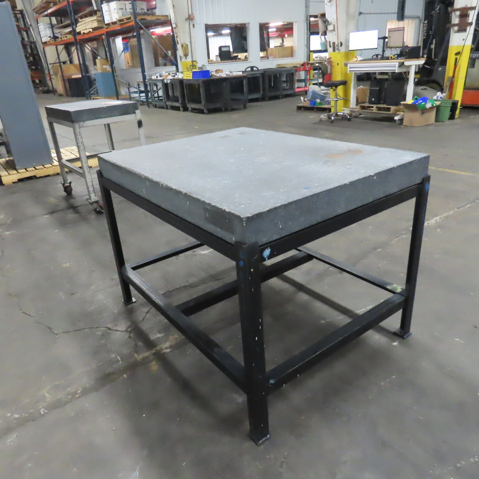 Black Granite Surface Inspection Plate 48" x 36" x 4"