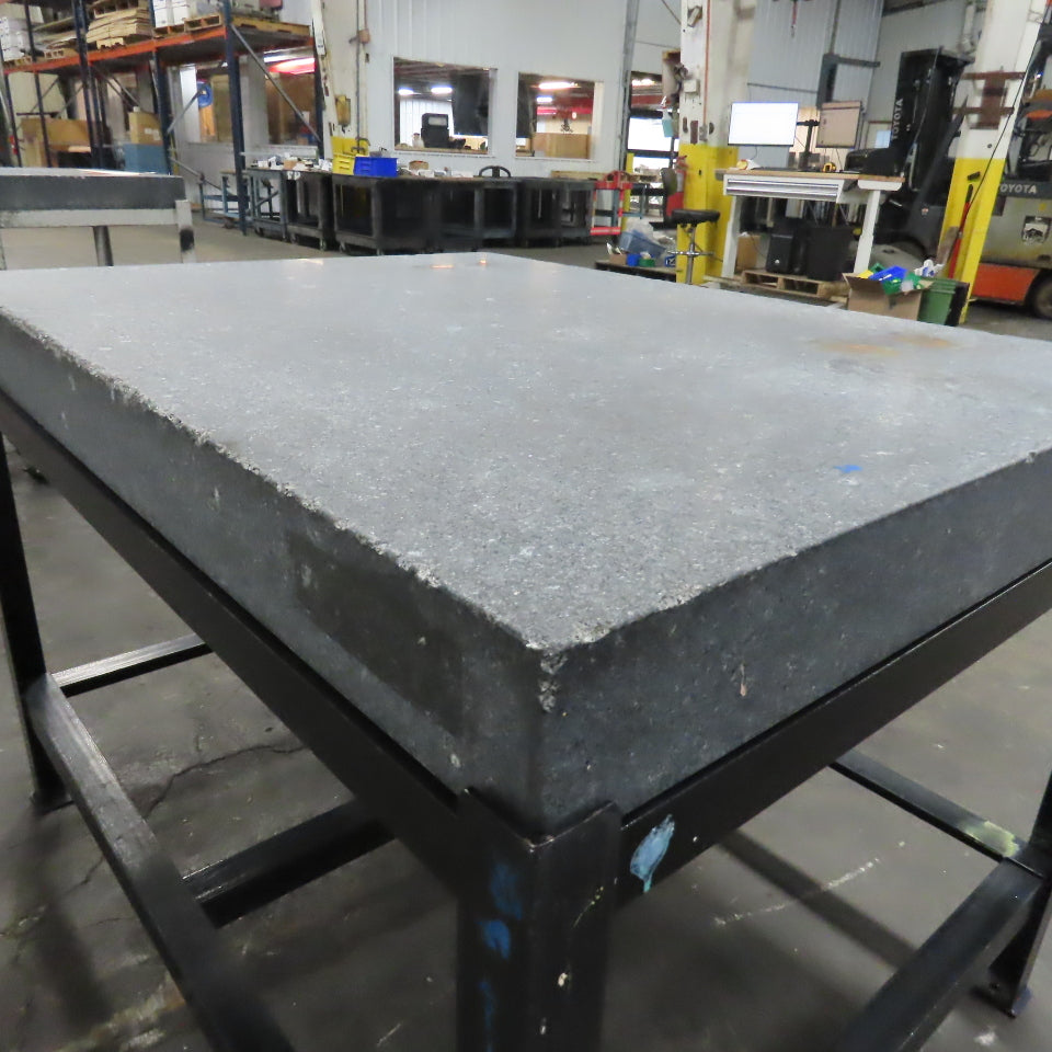 Black Granite Surface Inspection Plate 48" x 36" x 4"
