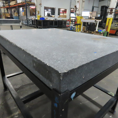 Black Granite Surface Inspection Plate 48" x 36" x 4"