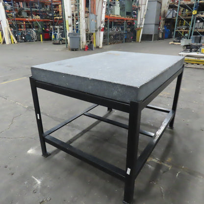 Black Granite Surface Inspection Plate 48" x 36" x 4"