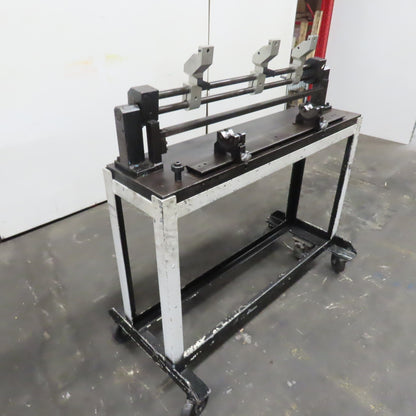 Custom Assembly Inspection Fixture on Rolling Steel Stand