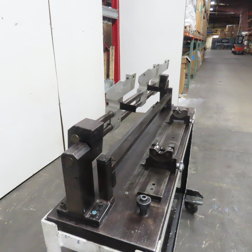 Custom Assembly Inspection Fixture on Rolling Steel Stand