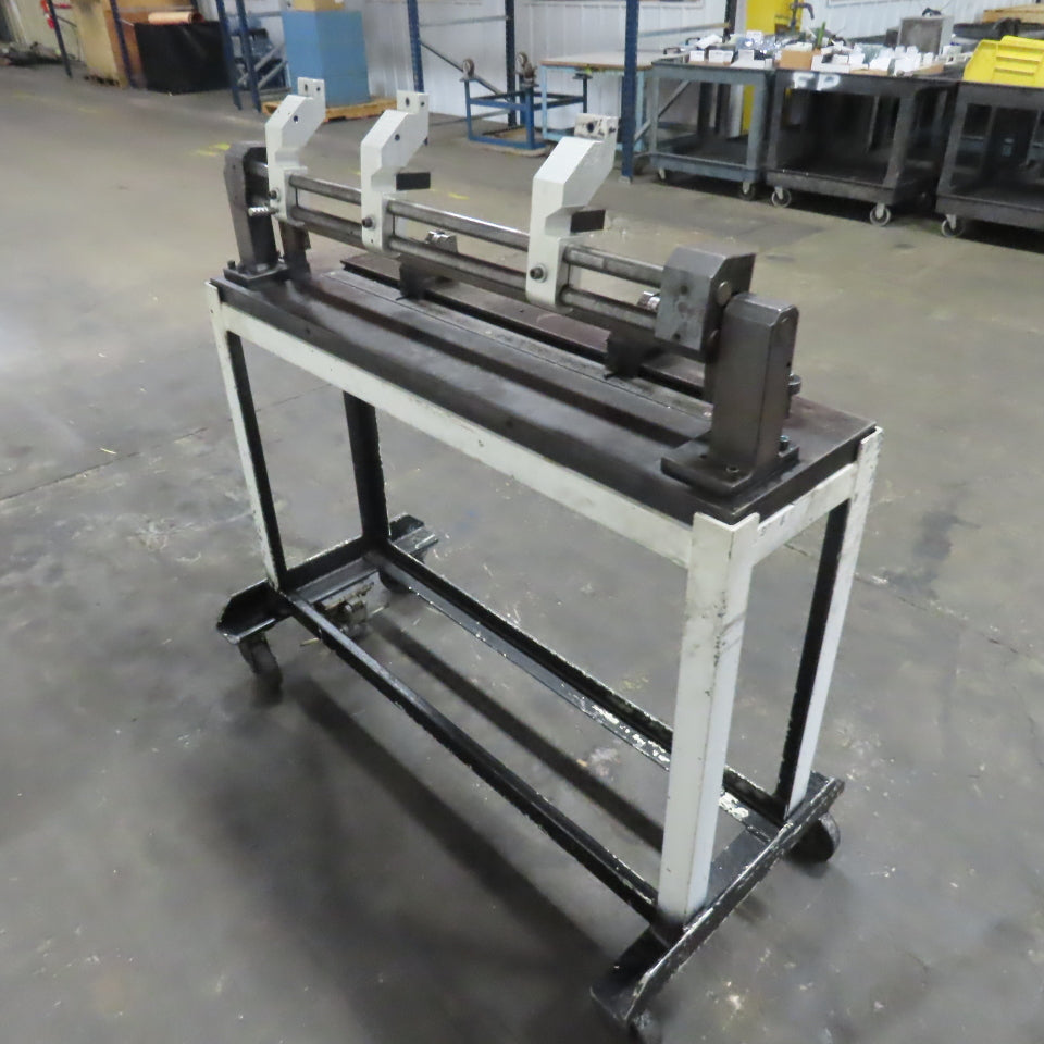 Custom Assembly Inspection Fixture on Rolling Steel Stand