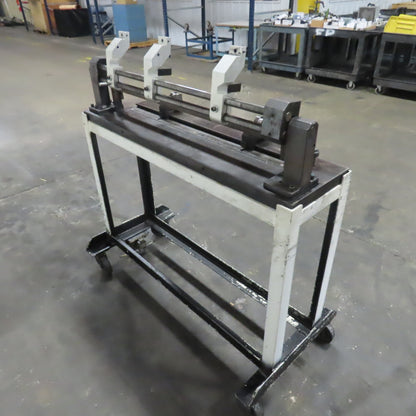 Custom Assembly Inspection Fixture on Rolling Steel Stand