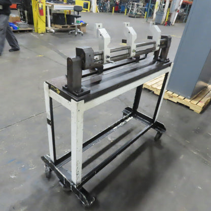 Custom Assembly Inspection Fixture on Rolling Steel Stand