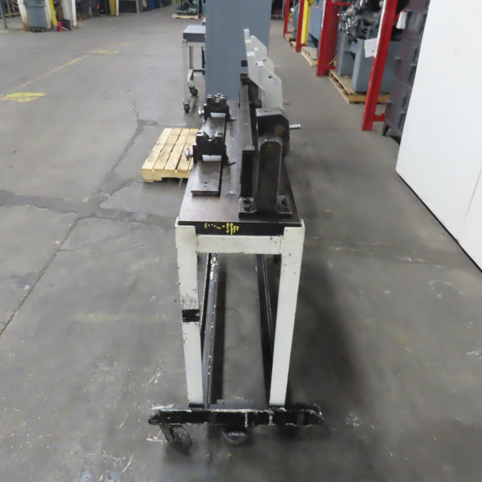 Custom Assembly Inspection Fixture on Rolling Steel Stand