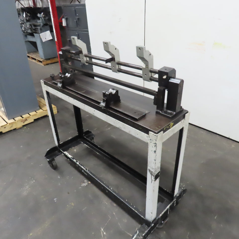 Custom Assembly Inspection Fixture on Rolling Steel Stand