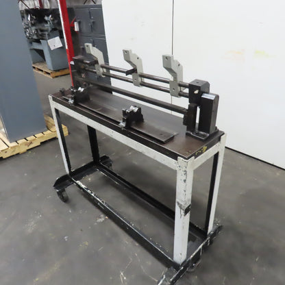 Custom Assembly Inspection Fixture on Rolling Steel Stand