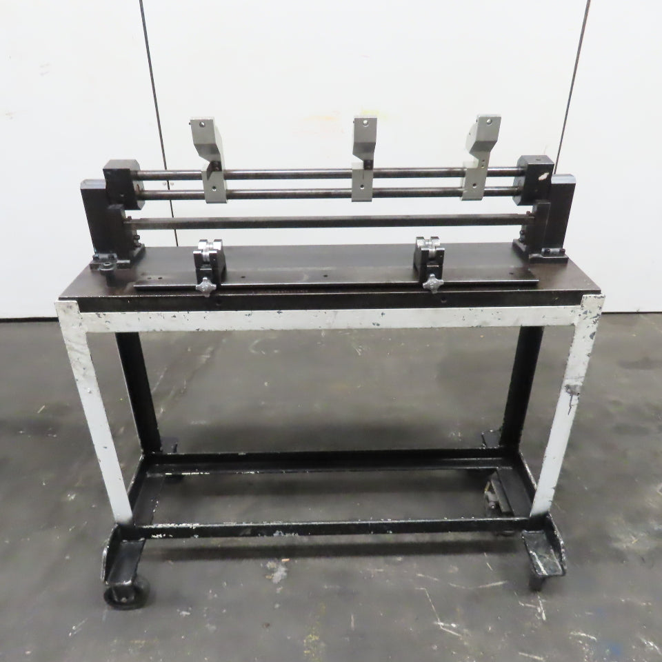 Custom Assembly Inspection Fixture on Rolling Steel Stand