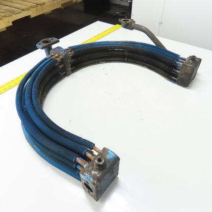 Dresser 770 A Compressor Oil Cooler Assembly Finned Tube