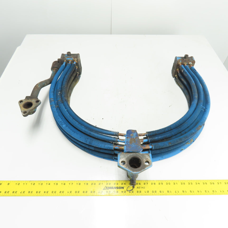 Dresser 770 A Compressor Oil Cooler Assembly Finned Tube