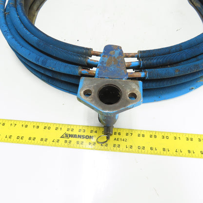 Dresser 770 A Compressor Oil Cooler Assembly Finned Tube