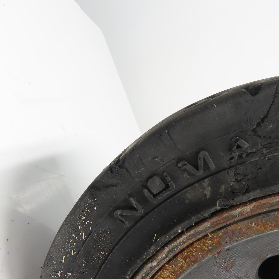 Numa Solid Press-On Forklift Tire 16x6x10.5 W/ 3-Hole Rim From Caterpillar E500