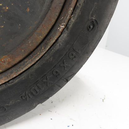 Numa Solid Press-On Forklift Tire 16x6x10.5 W/ 3-Hole Rim From Caterpillar E500
