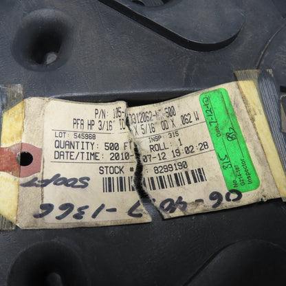 105-1312062-NT-500 PFA HP Tubing 3/16" ID x 5/16" OD x .062 W 20LB Spool