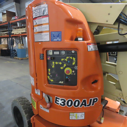 JLG E300AJP Electric Articulating Boom Lift 48V 30ft Reach 500lb 1251Hrs