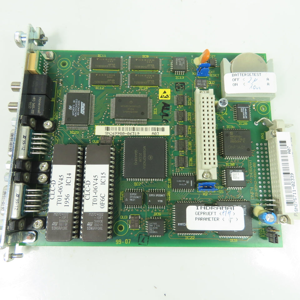 Indramat 109-0942-4A84-00 CLC-D02.3 Digital Control Card