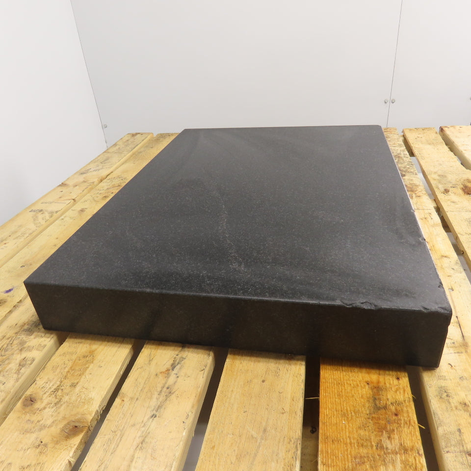 24" x 18" x 3" Thick Black Granite Layout Surface Inspection Plate