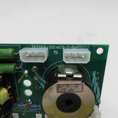 Techik 201603-T-5d00272 Control Circuit Board Assembly 19.9V