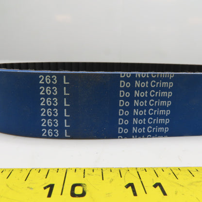 263L Specialty Timing Belt Blue Rubber 717mm OD 35mm Wide