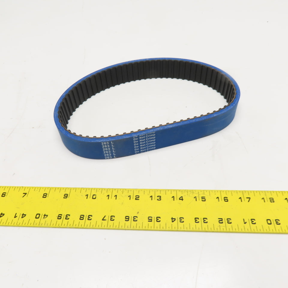 263L Specialty Timing Belt Blue Rubber 717mm OD 35mm Wide