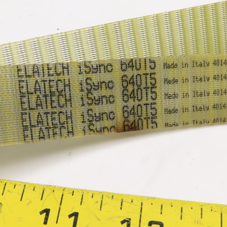 Elatech iSync Polyurethane Timing Belt 640mm x 25mm 118T